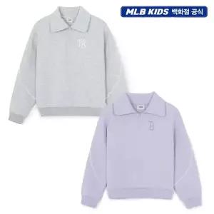 갤러리아 MLB엠엘비키즈 스포티브 애슬레저 반집업 레이어드 맨투맨(7FMTA0161