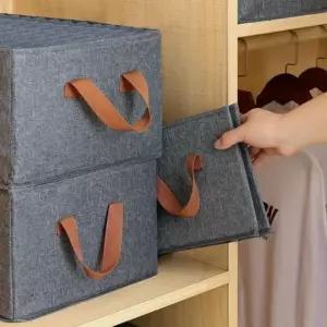 접이식 수납 리빙박스 페브릭 옷정리 (WFKAZOJ)