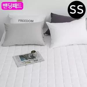 카페트겸용 화이트 순면 패드 밴딩 SS 슈퍼싱글