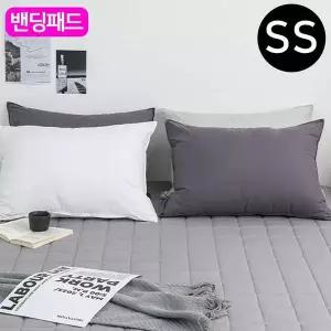 SS 슈퍼싱글 그레이 순면 밴딩 패드 카페트겸용