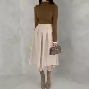 [다잇템] 여성 가을겨울 후레아 롱 스커트_24025936_588872