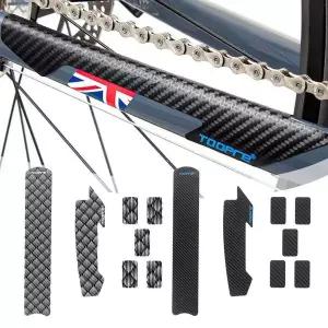 자전거 체인 보호 스티커 산악 자전거 관리 체인 스티커 접이식 프레임 보호 필름 안티 스크래치 스킨