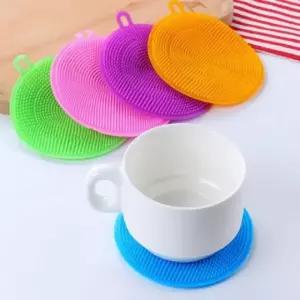 고품질 냄비받침 주방집게 원형 다용도 오프너 실리콘 수세미 (WFKB86L)