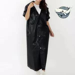 [하프클럽/]여름 비옷 남녀공용 후드 방수 EVA 레인코트