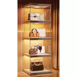 아크릴 수납장 정리장 틈새 드레스룸 두꺼운 모듈 가방진열장