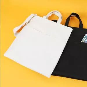 에코백 심플 토트 크로스 보조 가방 아이보리