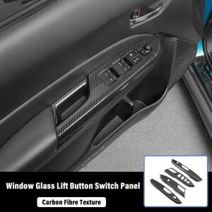 Suzuki Vitara 2016 2020 자동차 악세사리 창 유리 리프트 버튼 스위치 패널 보호기 인테리어 스티커