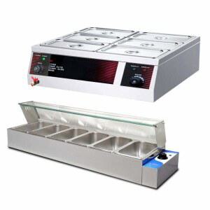 미니 토핑 냉장고 소형 반찬보관함 쇼케이스 밑반찬 20L 6칸 BD299k 대형2 가로형