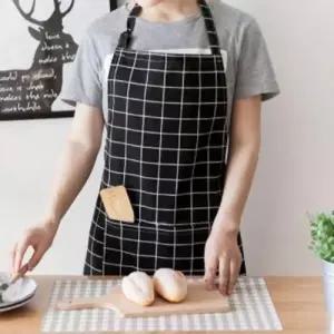 모던 디자인 체크 앞치마 북유럽풍 주방용 요리 WFIL5JU