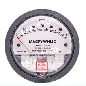 아날로그 클린룸 차압계 압력 측정 패널 크린룸 미세 750pa 알루미늄 마노메타