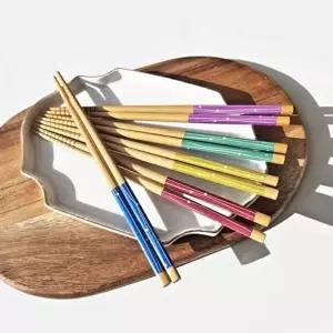 [조르지오]대나무 OP90SP92 일본식 추천 고급 젓가락 꾸안꾸 세트 5P