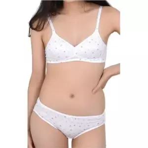 귀여운 노와이어 주니어 AA컵 브라팬티세트 WFIPU5L