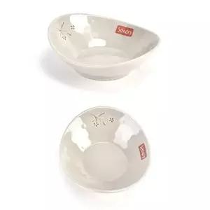 멜라민 VR38LW85 대접 샐러드 후식 그릇 16.5x14.8cm 17호