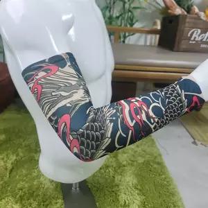 (보리별) 문신 타투 팔토시 이레즈미 여름 쿨 토시 토시 타투 팔토시 골프