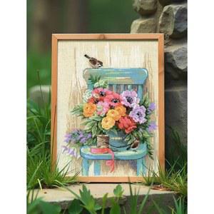 RIOLIS - 가든 플라워 2299, 플로럴 크로스 스티치 키트 11 