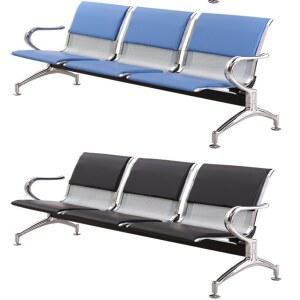 3인용 대기실 의자 벤치형 3인 버스 핑크 빈티지 좌석 거실벤치 공항 현관 대합실