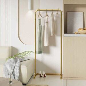 골드행거 미니 이동식 골드 행거 옷걸이 조립식행거 40x130 U/초두꺼움/럭셔리골드