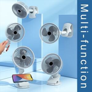 USB 클립 냉각 팬 7인치 데스크탑 벽걸이형 휴대용 3가지 속도 설정이 가능한 조절 공기 순환기