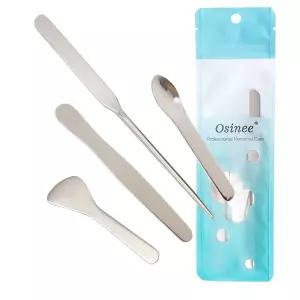 메이크업 주걱 화장 미니 파운데이션 왁스 로션 스킨케어 얼굴 미용 도구 액세서리 에스테틱 용품 (4pcs