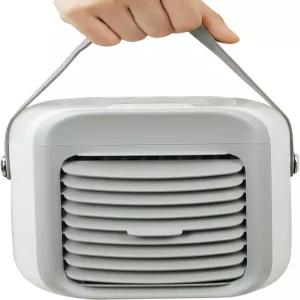 Blaux 증발 공기 냉각기의 블래스트 보조 - 실내 냉각기용 USB 구동 미니 AC 유닛 무드 조명이 있는 3개의