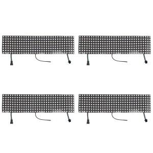 A68Z 4X LED 매트릭스 패널 WS2812B RGB 832 픽셀 디지털 유연한 도트 개별적으로 주소 지정이 가능한 디스