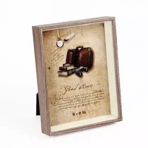 솔리드 우드프레임 사진 액자 6x8 탁상 포토액자 (KYR-WC2F14F)