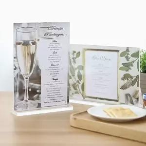 매장 메뉴판 전시회 결혼 돌사진 A5 아크릴 탁상액자 (KYR-W4F58C4)