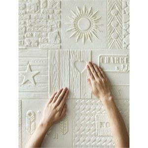 3D 입체 벽지 스티커 거품 10장 10개 지도 브릭 카페 자체 붙이는 천장