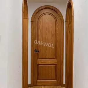 원목 중문 아치형 현관 미닫이 카페 거실 공간 분리