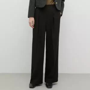 갤러리아 허리인밴딩와이드핀턱주름팬츠