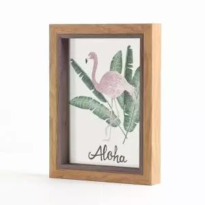 감성갤러리 원목 사진액자 5x7 탁상선반액자 (KYR-WC2F158)