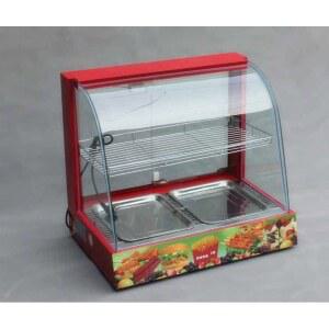 햄버거 보온기 핫바 캐비닛 2단 2판 그레이 업소 기본형 1 클래식 빨 의층 음식