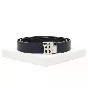 [버버리]생산 Reversible Monogram Motif Leather Belt 8043246 리버시블 모노그램 모티프 가죽 벨트 820