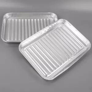 3P 알미늄 구이판 은박 일회용 캠핑용 대형 접시 야외