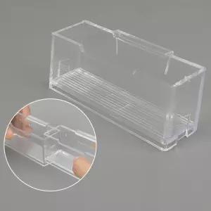 연결가능한 1단 투명 명함꽂이 아크릴 스탠드 POP 펜