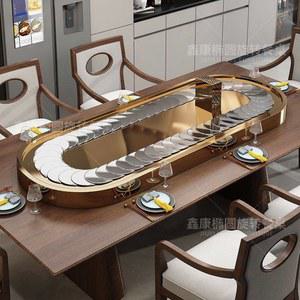 회전초밥기계 컨베이어 초밥기계 회전식 볶음기 머신 지름 케이크 교반기 일식 스시 세트