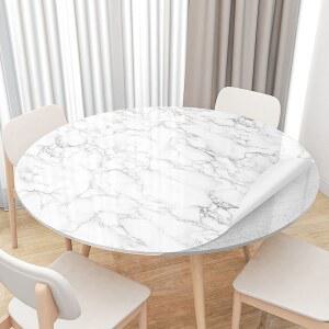 식탁시트지 방수 가구 원형 패드 커피 싱크대 펄화이트 대리석 탁상 필름지 먼지