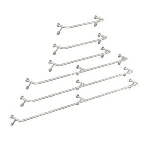 스테인리스 파이프행거 벽설치 의류 바 천장 매장용 진열대 철제 옷걸이
