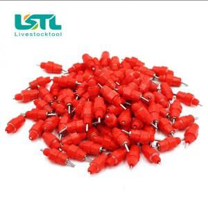 닭장 물통 사료통 사육 플라스틱 컵용 동물 닭모이통 Coop 공급 금속 대형 빨간 걸이식