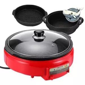 전기냄비 다용도 전기 조리기구 전골팬 그릴 석쇠로 파티