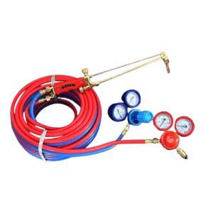 토치 세트 액화 산소 튜브 용접건 일반형 2색 프로판토치 5M 상품 산소통 미니 노즐