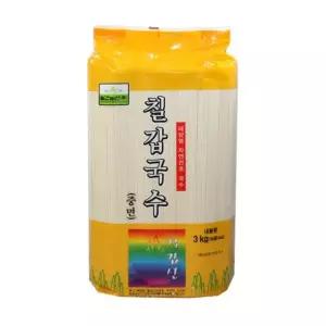 칠갑농산 칠갑국수(중면)3kg 칠갑농산 칠갑국수 중면 식자재 식품