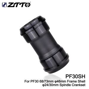 ZTTO MTB 로드 바이크용 프레스 핏 바텀 브래킷 PF30 68 73mm Φ46mm 프레임 쉘 24mm 30mm 스핀들 크랭크셋