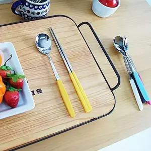 [조르지오]파스텔 PC63YU59 컬러 스타일 수저세트 1P 스텐 고품질 젓가락