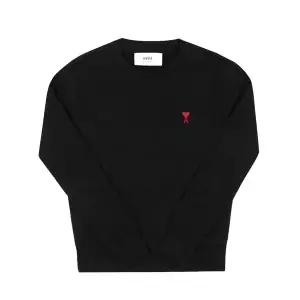 [아미] AMI BFUSW035 730 001 아미 드 꾀흐 스몰 하트 로고 공용 맨투맨