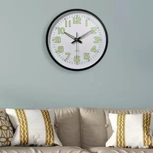 타임글로우 원형 야광 벽시계거실 디자인 벽걸이시계 (KYR-WB96563)