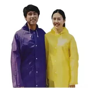 [하프클럽/]휴대용 EVA 코트 우의 비닐우비 어른용 레인코트 성인