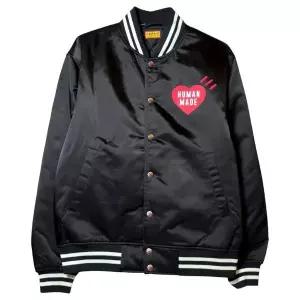 [휴먼메이드]25FW 휴먼메이드 나일론 스타디움 자켓 HM30JK038 BLACK