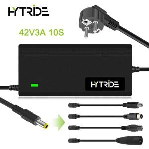 HYTRIDE 36V 3A 배터리 충전기 42V 입력 100-240VAC 10S 리튬 이온 폴리 충전기(CE 승인)