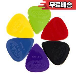 10개입 앨리스 기타 피크 논슬립 블랙 화이트 나일론 미디에이터 어쿠스틱 일렉트릭 우쿨렐레